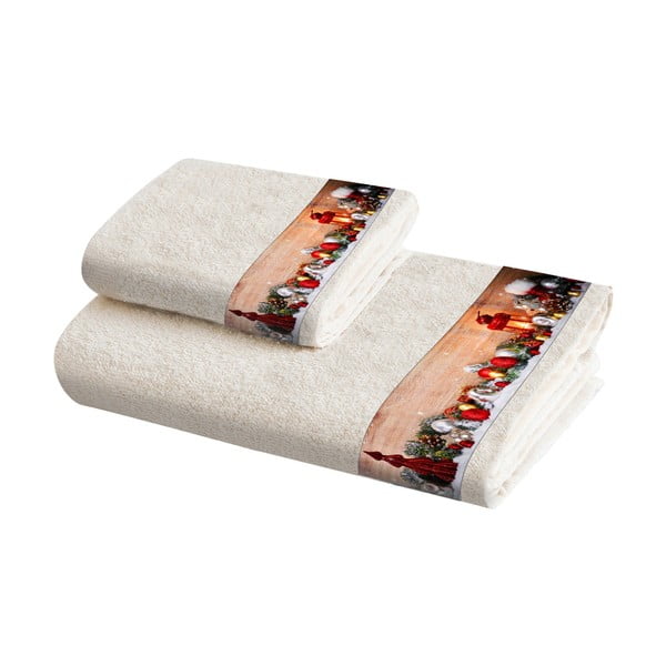 Комплект от 2 памучни кърпи Festive Mood - Crido Consulting