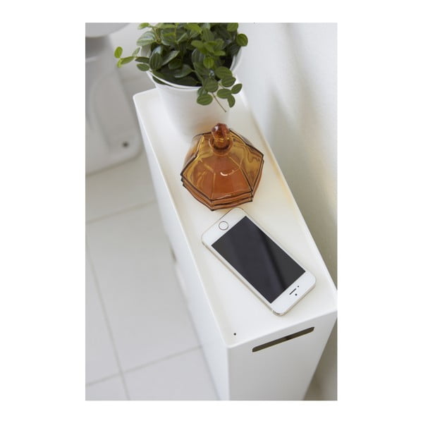 Бял диспенсър за тоалетна хартия Rin Stocker Tower - YAMAZAKI-image-4