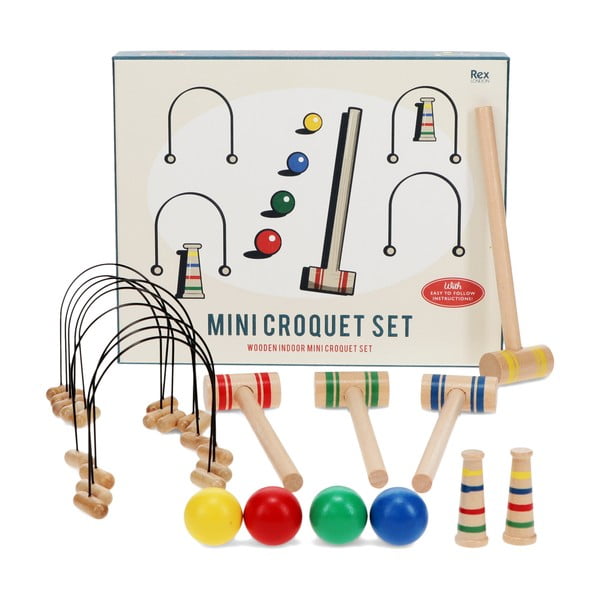 Крокет на маса Mini Croquet Set – Rex London