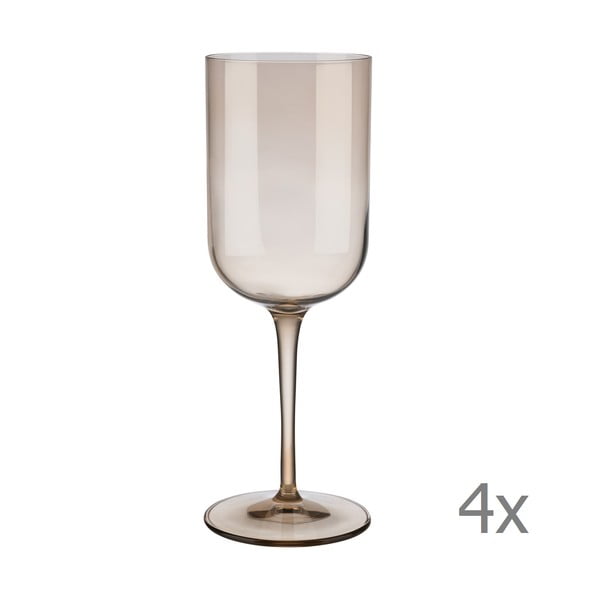 Комплект от 4 кафяви чаши за червено вино Mira, 400 ml - Blomus