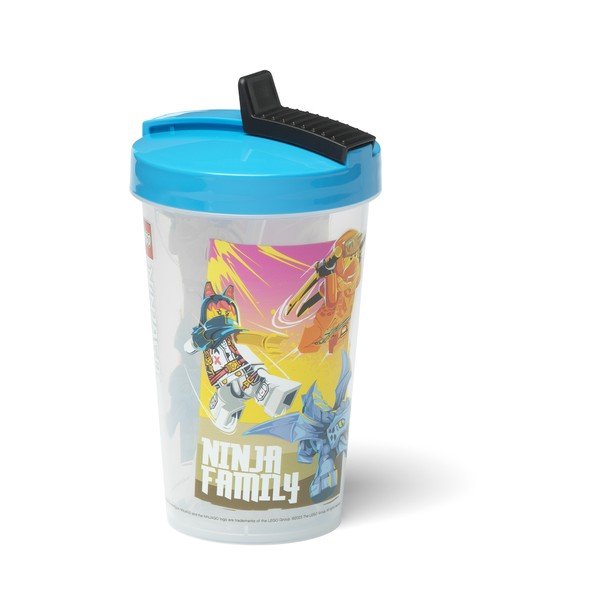Синя детска бутилка 500 ml Ninjago – LEGO®-image-1