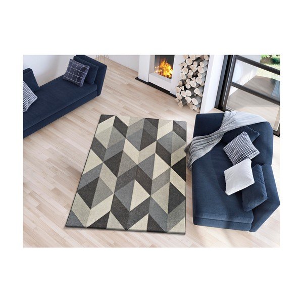 Šedý koberec Universal Kerala Gerro Grey, 120 x 170 cm-image-1