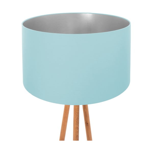 Stojací lampa Light Blue Silver-image-1