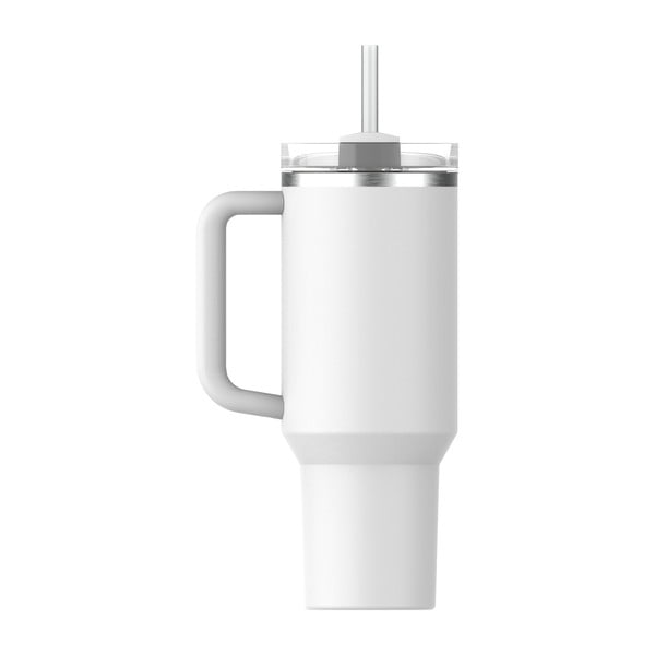 Бял термос със сламка от неръждаема стомана 1,18 l Quencher H2.0 FlowState Tumbler Frost – Stanley-image-3