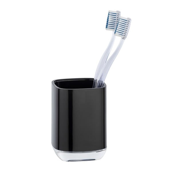 Черна чаша за четки за зъби Masone - Wenko
