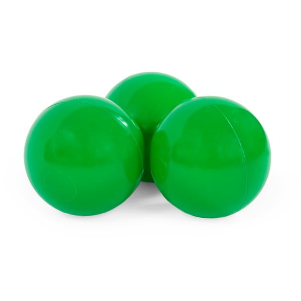 Sada 50 zelených balónků do dětského bazénku Misioo