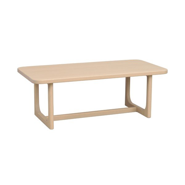 Масичка за кафе с дъбов плот в светло естествен цвят 50x103 cm Driscoll – Rowico