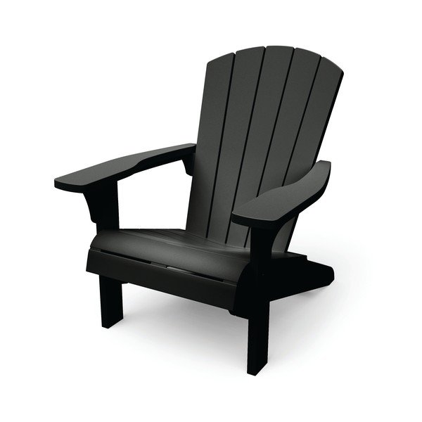 Тъмно сив пластмасов градински стол Troy - Keter