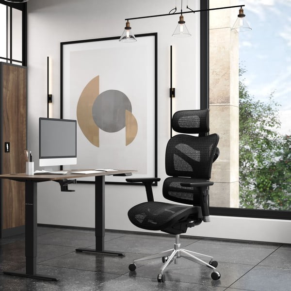 Черен офис стол V-Commander – Diablo Chairs-image-1