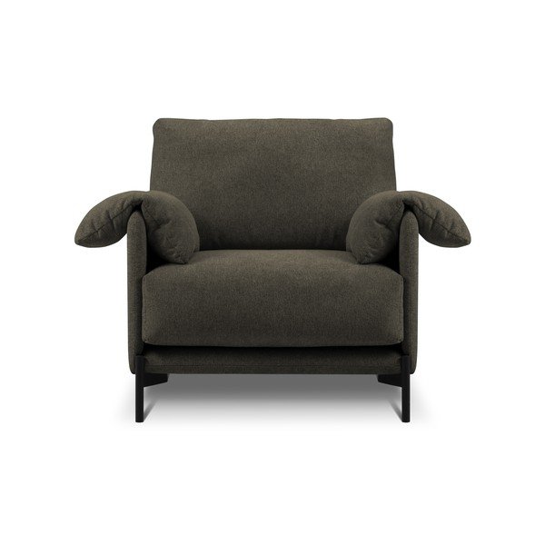 Черно и сиво кресло Zoe - Interieurs 86