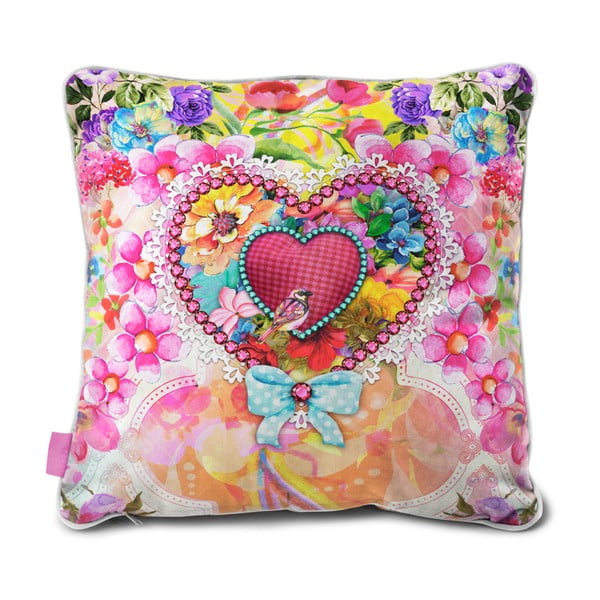 Sametový polštář Dreamhouse So Cute Lizzy, 70 x 70 cm