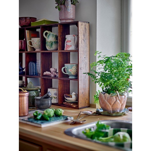 На няколко нива стенен рафт от рециклирано дърво в естествен цвят 53 cm Tilo – Bloomingville-image-4