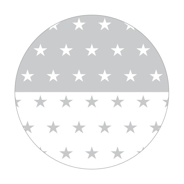 Бяло детско креватче на колела с балдахин 60x120 cm Little stars - Roba-image-4