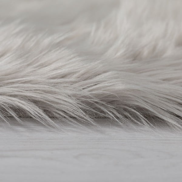 Сив килим , ⌀ 120 cm Sheepskin - Flair Rugs-image-3
