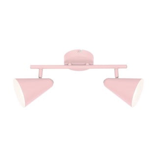 Светлорозово осветително тялоо за таван с метален абажур 42x10 cm Amor – Candellux Lighting