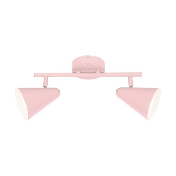 Светлорозово осветително тялоо за таван с метален абажур 42x10 cm Amor – Candellux Lighting-image-1