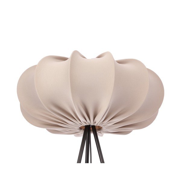 Бежова подова лампа с текстилен абажур (височина 147 cm) Cafee – Candellux Lighting-image-4