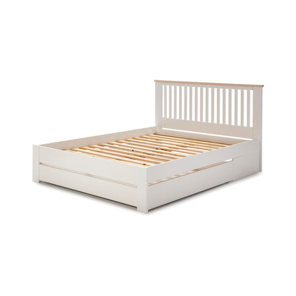 Бяло чекмедже под леглото 137 x 147 cm Enara - Marckeric-image-3