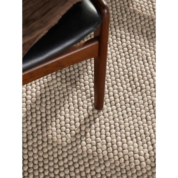 Бежов ръчно изработен вълнен кръгъл килим ø 200 cm Richmond Diana – Ted Baker-image-2