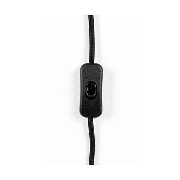 Черна стенна лампа Lea - White Label-image-3