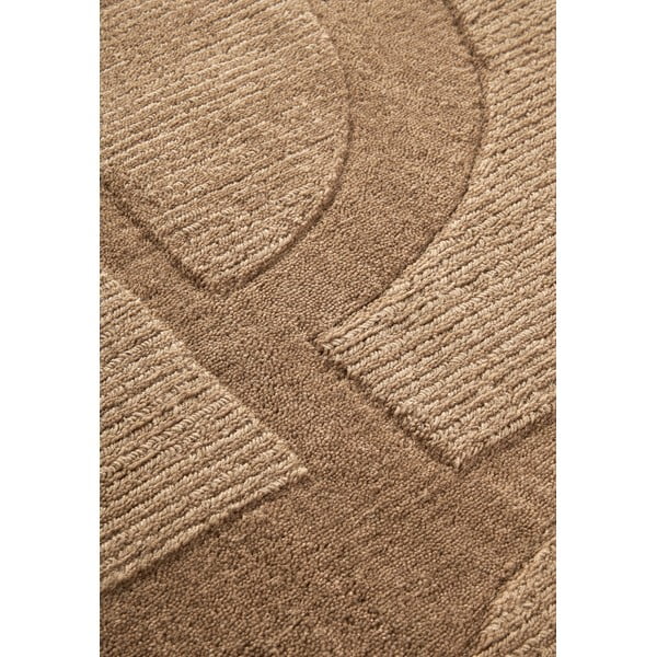Бежов ръчно изработен вълнен килим 80x150 cm Alexis – Villeroy&Boch-image-4