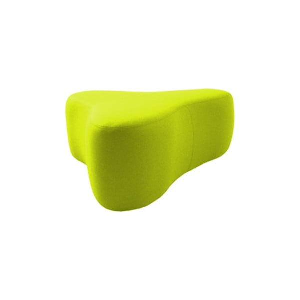 Светлозелен пуф Chat Felt Lime Punch, дължина 90 cm - Softline