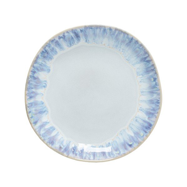 Бяла/синя десертна глинена чиния ø 22 cm Brisa – Costa Nova