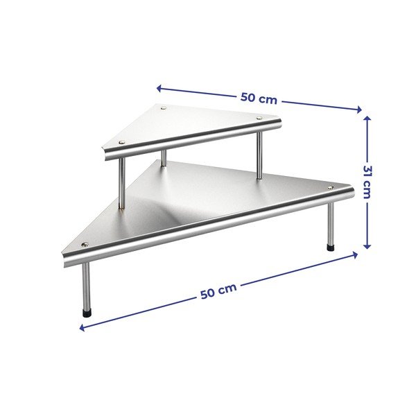 Допълнителен рафт от неръждаема стомана Massivo - Maximex-image-3
