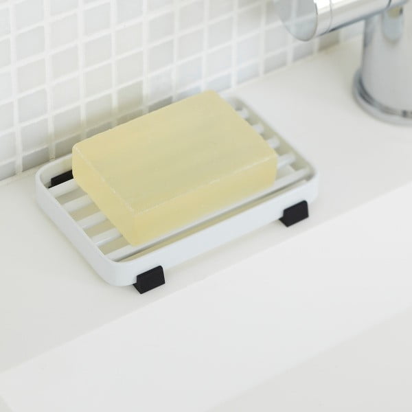 Бяла подложка за сапун Tower - YAMAZAKI-image-1