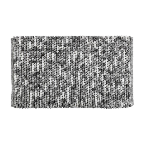Гладък сив килим за баня, 90 x 60 cm - Wenko-image-1