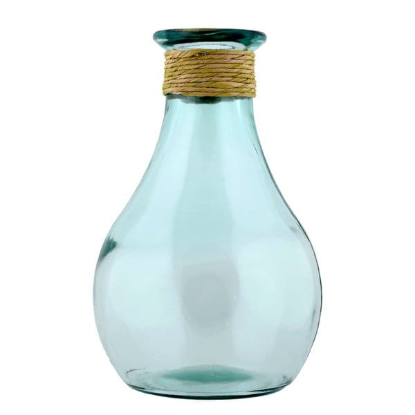 Váza z recyklovaného skla Ego Dekor LISBOA, výška 31 cm