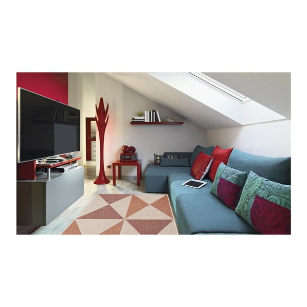 Бежово-оранжев килим на открито , 160 x 230 cm Geo - Floorita-image-3