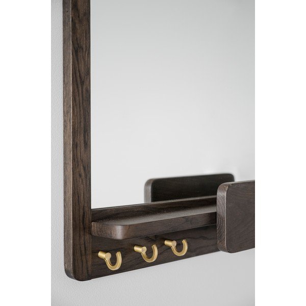 Огледало с дървена рамка 45x10 cm Inverness - Rowico-image-4