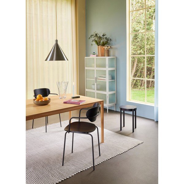 Черни трапезни столове в комплект от 4 бр. Arch – Hübsch-image-3