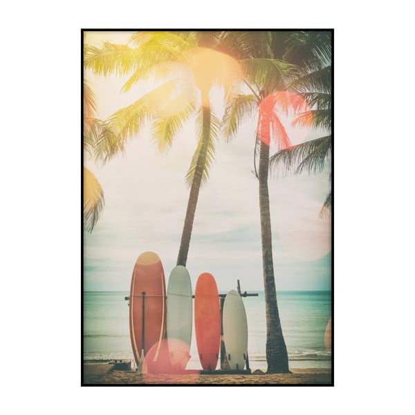 Плакат "Четири сърфа", 40 x 30 cm - Imagioo
