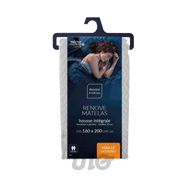 Протектор за матрак 160x200 cm Rena – douceur d'intérieur-image-1