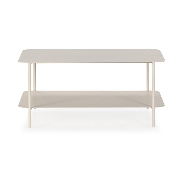 Кремава метална масичка за кафе 58x90 cm Beatrix – MOME-image-3