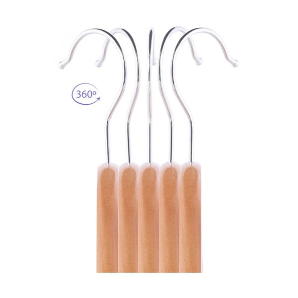 Дървени закачалки в комплект от 50 бр. Storn - Homede-image-3