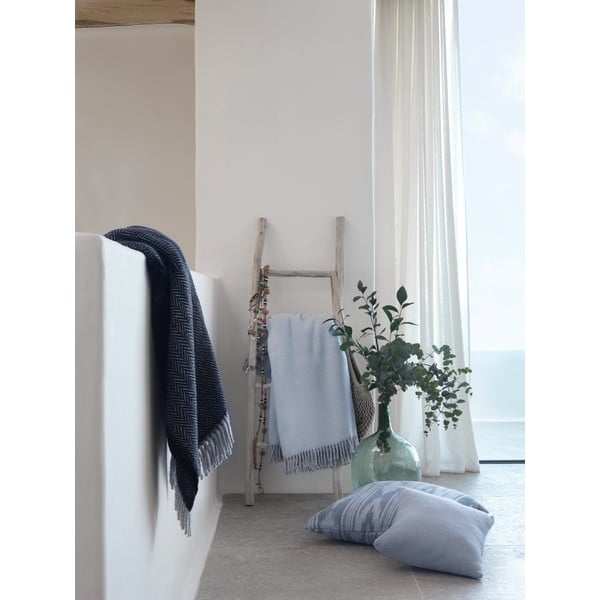 Морскосиньо одеяло със съдържание на памук II, 140 x 180 cm Skyline - Euromant-image-3