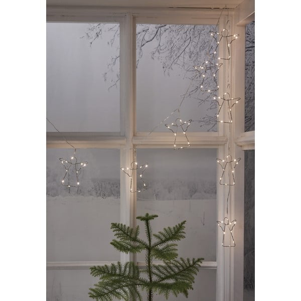 Светлинна верига на батерии с 8 броя крушки, дължина 175 cm Angela – Star Trading-image-1