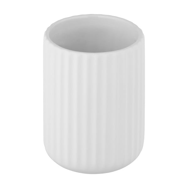 Бяла керамична чаша за четки за зъби Belluno - Wenko