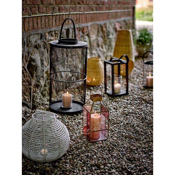 Стъклен фенер (височина 34 cm) Drew – Bloomingville-image-1