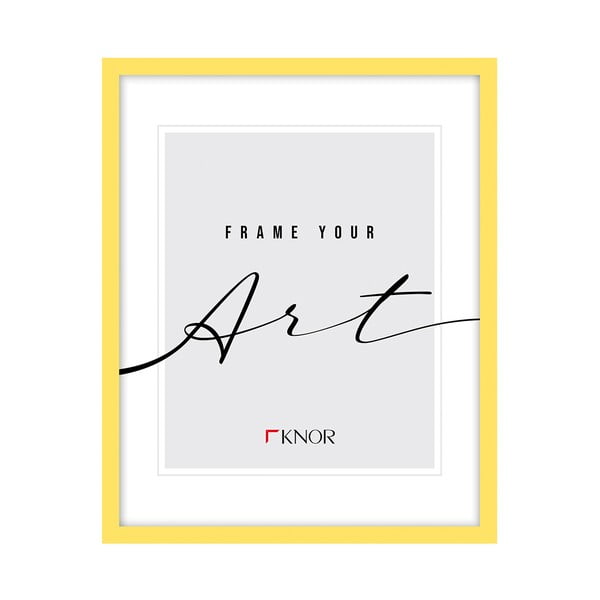 Жълта стояща/висяща рамка 12x17 cm – knor-image-1