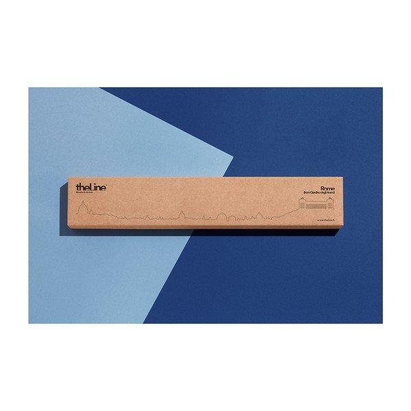 Черна декорация за стена със силует на град Рим - The Line-image-3