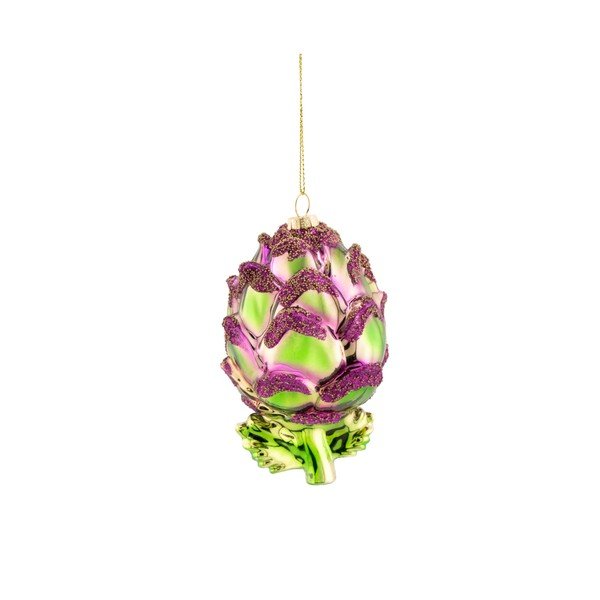 Стъклена Коледна украса 7 cm Artichoke – Sass & Belle