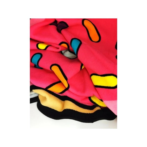 Розова детска плажна кърпа ø 150 cm Donut – JAHU collections-image-2