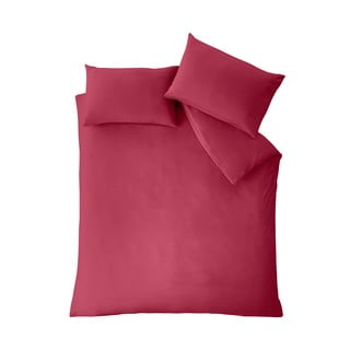 Тъмнорозово двойно удължено спално бельо от микрофибър 230x220 cm So Soft Easy Iron – Catherine Lansfield