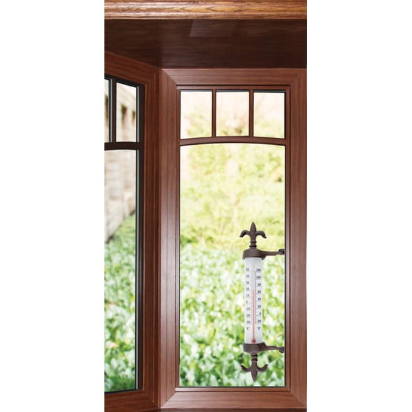 Чугунен термометър за прозорец на открито Антик - Esschert Design-image-1