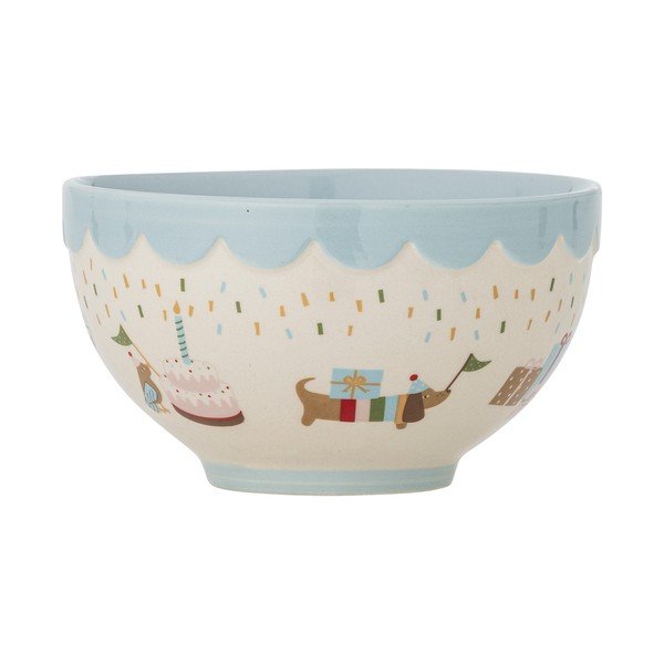 Светлосиня/кремава глинена детска купичка ø 13,5 cm Celebrate – Bloomingville Mini-image-4