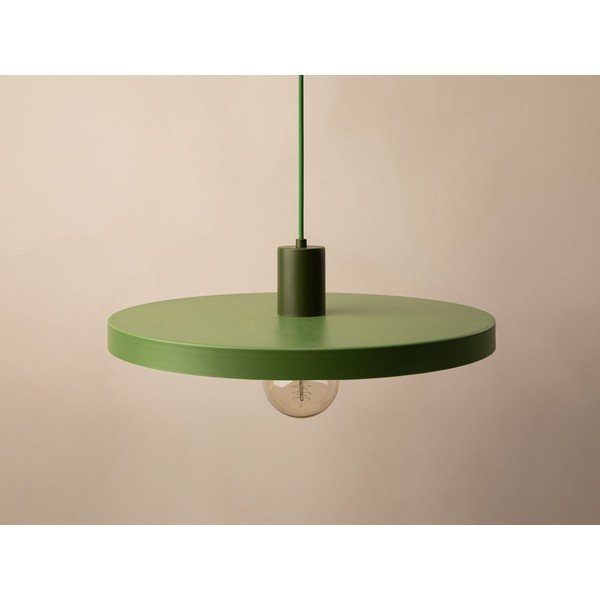 Зелено метално висящо осветително тяло ø 40 cm Ori – Micadoni -image-3